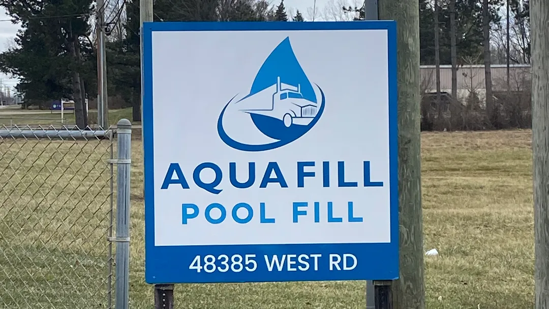 Custom-Sign-Aquafill-Pool